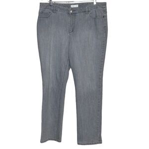 Christopher and banks light grey jeans size 16